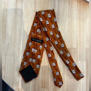 Jos. A Banks Orange Patterned‎ Tie